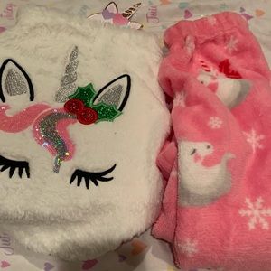 Girls 2pc pajama set size 4
